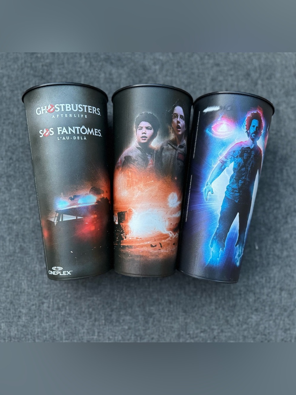 2/$15 🥤Ghostbusters Afterlife Cineplex Collectors Cups - 3🥤